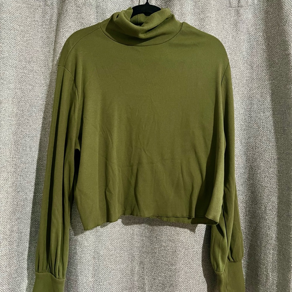 Forever 21 Olive Knit Top